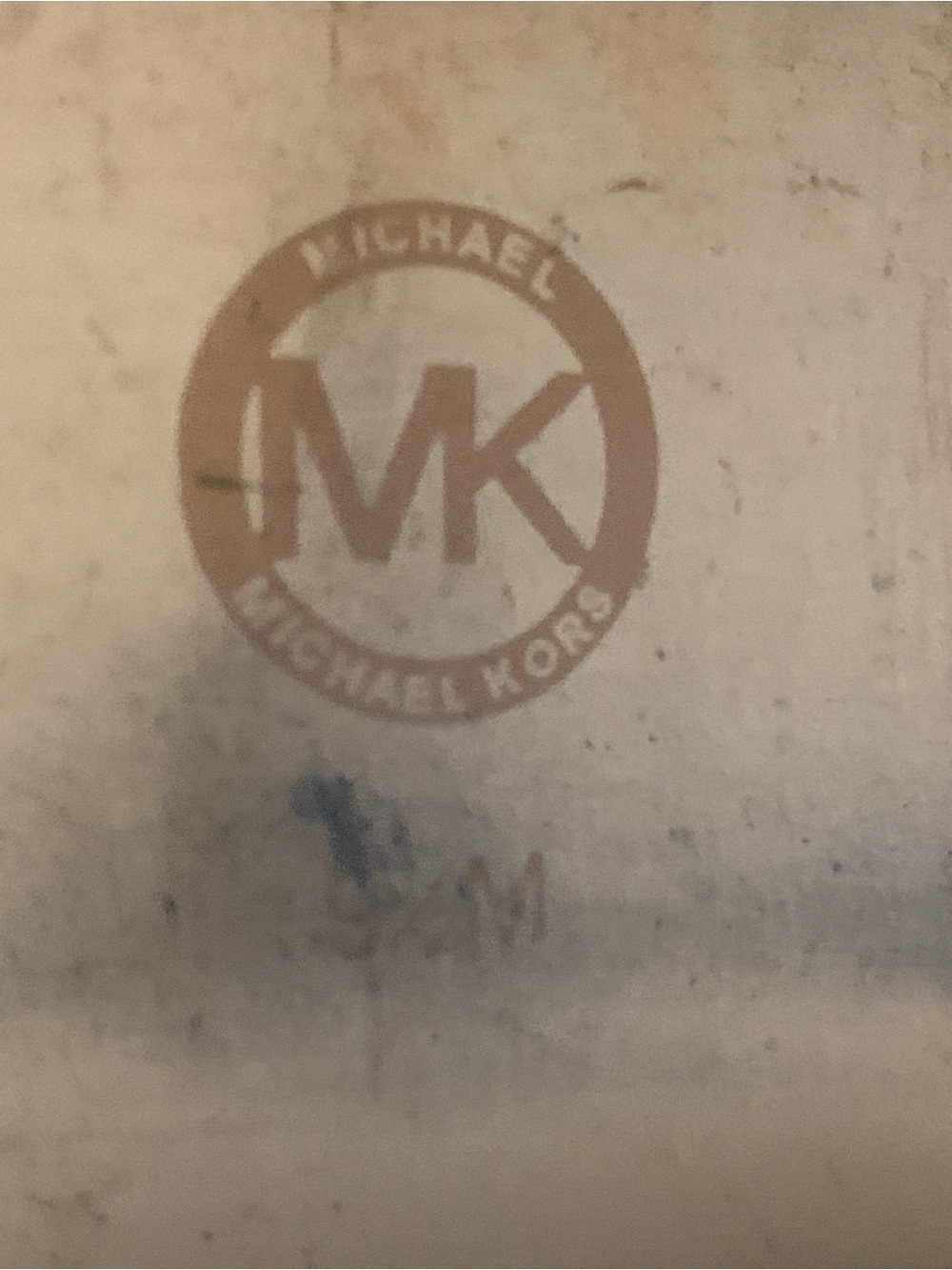 Michael Kors Stockard Brown Leather Tall Riding Boots Gold MK Logo Size 9.5M - Picture 10 of 16